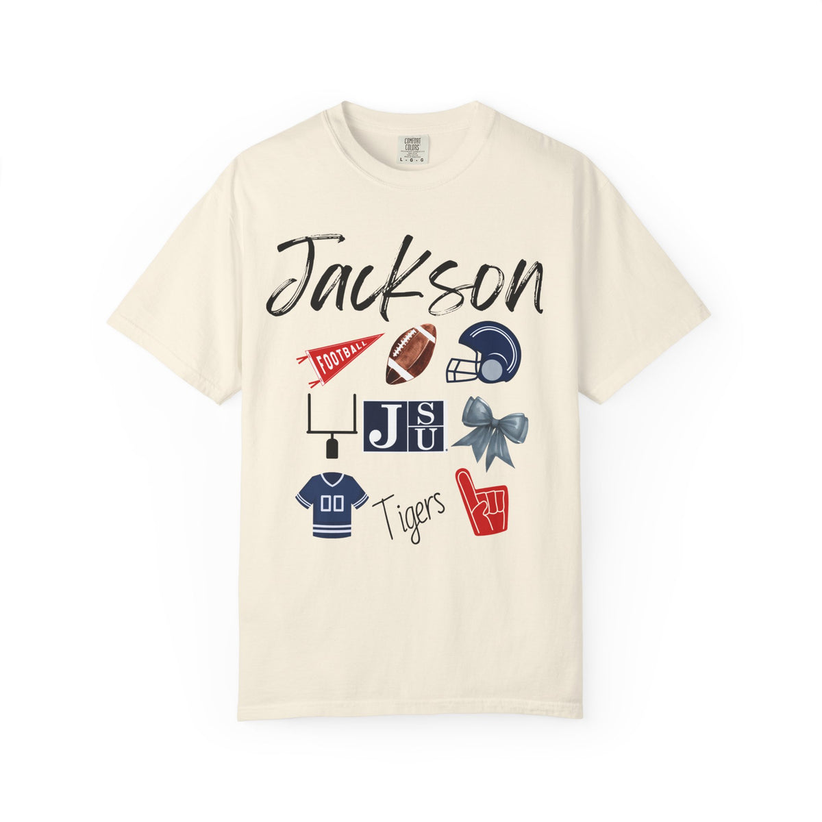 Jackson State University Football Shirt | Gifts For Her | Tiger Football | Homecoming | HBCU | Tailgate Party | HBCU Apparel | Sorority