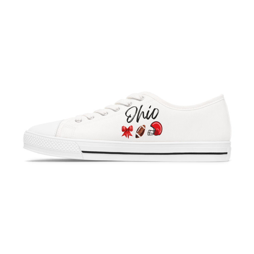 Ohio Gameday Shoes | Tailgate Party | Columbus | Football Fan | Gameday outfit | College Football | Ohio Football Sneakers |