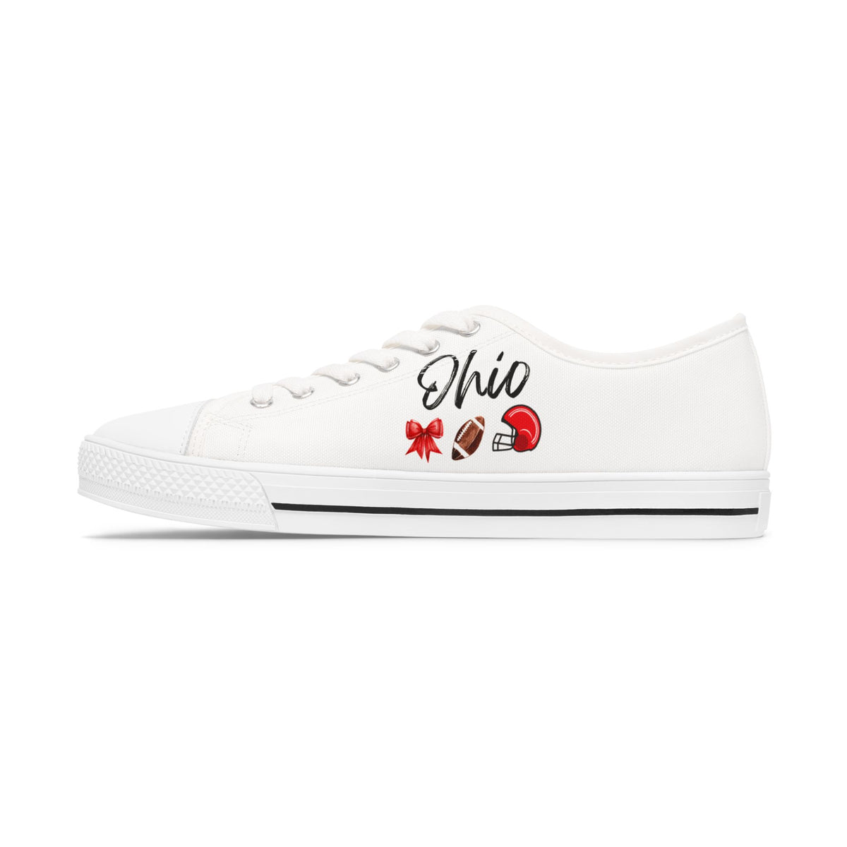 Ohio Gameday Shoes | Tailgate Party | Columbus | Football Fan | Gameday outfit | College Football | Ohio Football Sneakers |