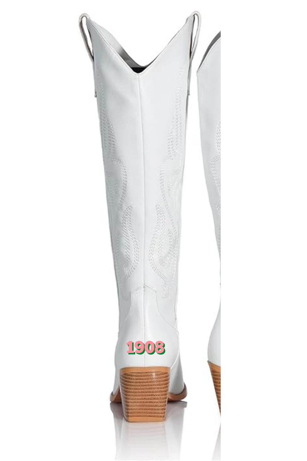 AKA Homecoming Gameday Cowboy Boots - HBCU | Sorority Outfit | 1908 | Divine 9 | AKA
