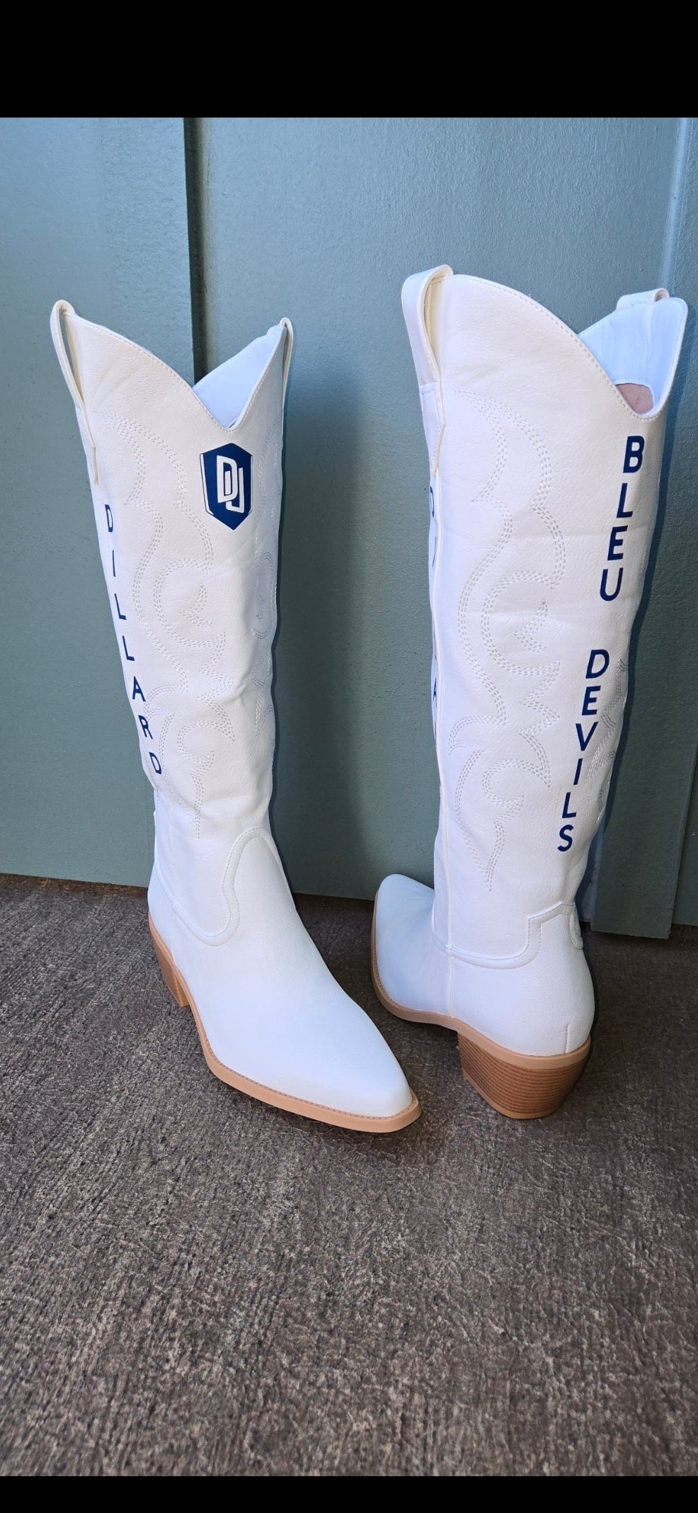 Dillard University Bleu Devils Homecoming boots