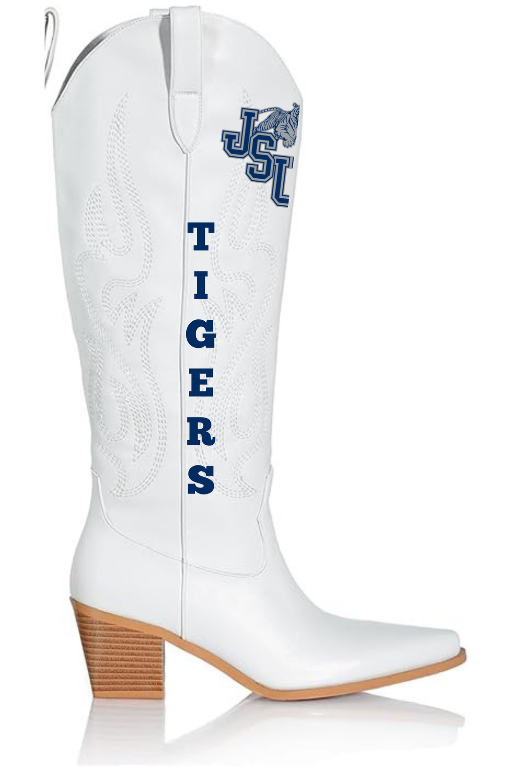 Jackson State Tigers Homecoming Gameday Boots - HBCU | College Football Tailgate Outfit | Sorority | Christmas Gift