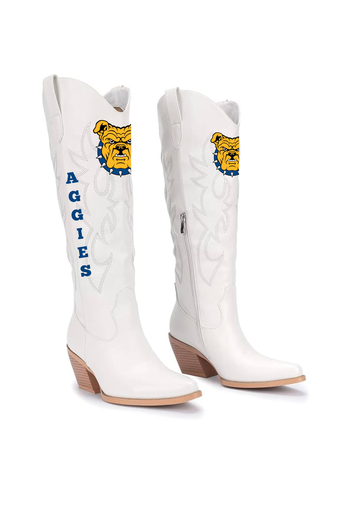 NCAT University | Greensboro | GHOE Homecoming Gameday Boots | Aggie Pride | HBCU | College Football Gameday Outfit