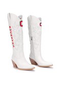Ohio State College football cowboy boots for gameday or tailgates