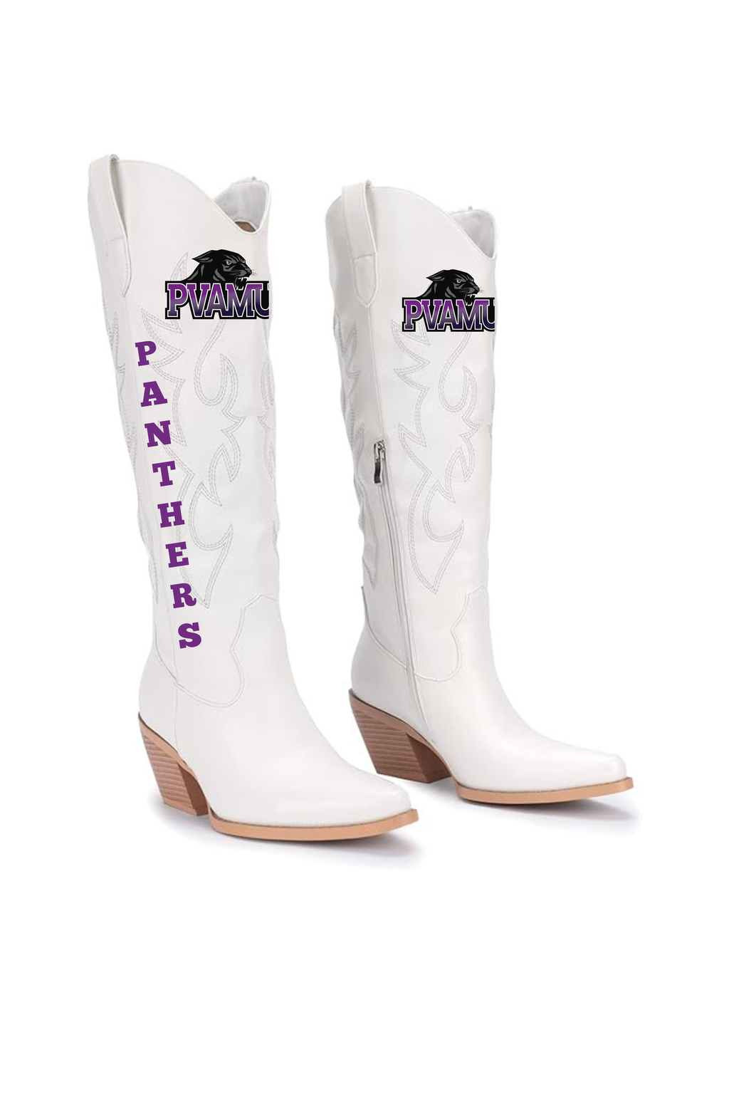 Prairie View AM University | Texas | PVAMU Homecoming Gameday Boots | Panthers | HBCU | College Football Gameday Outfit