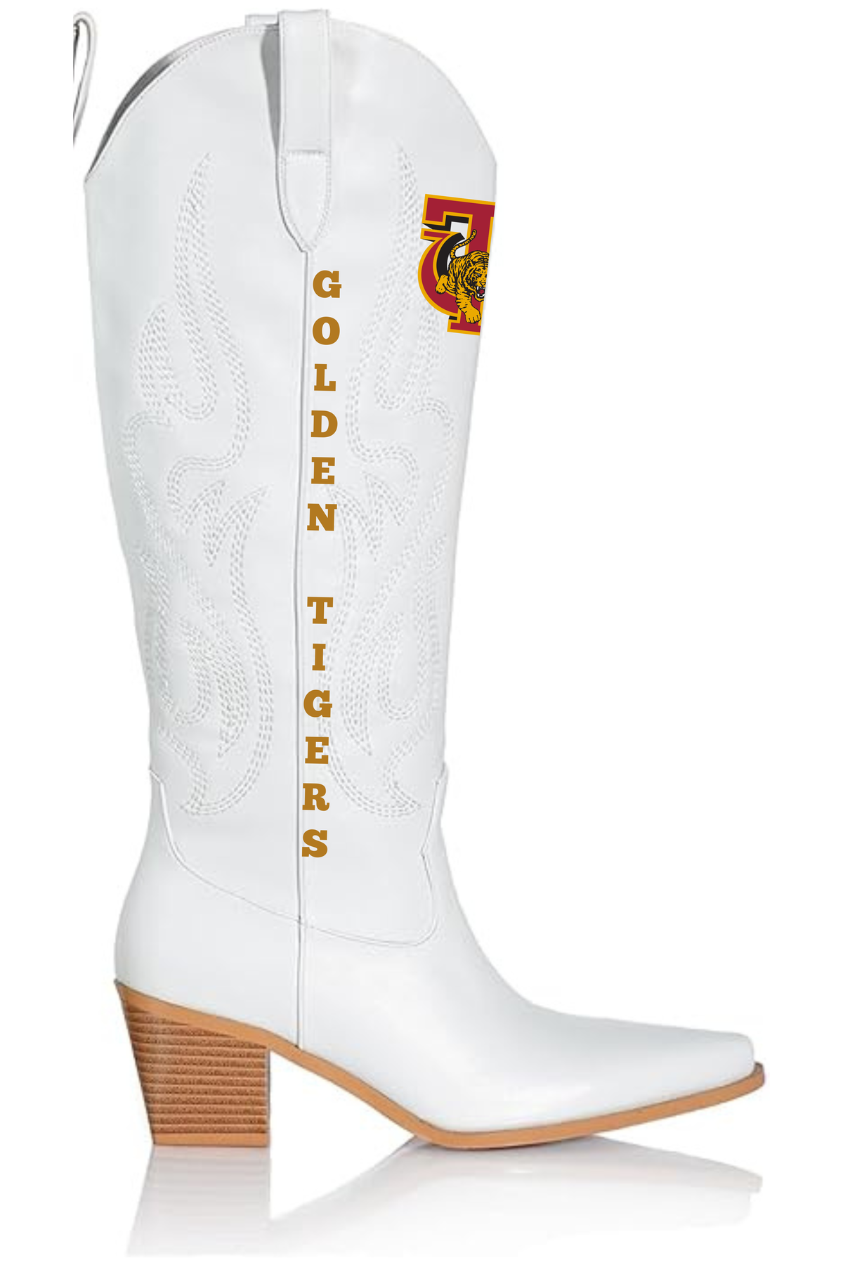 Tuskegee Golden Tigers Homecoming Gameday Boots - HBCU | College Football Gameday Outfit