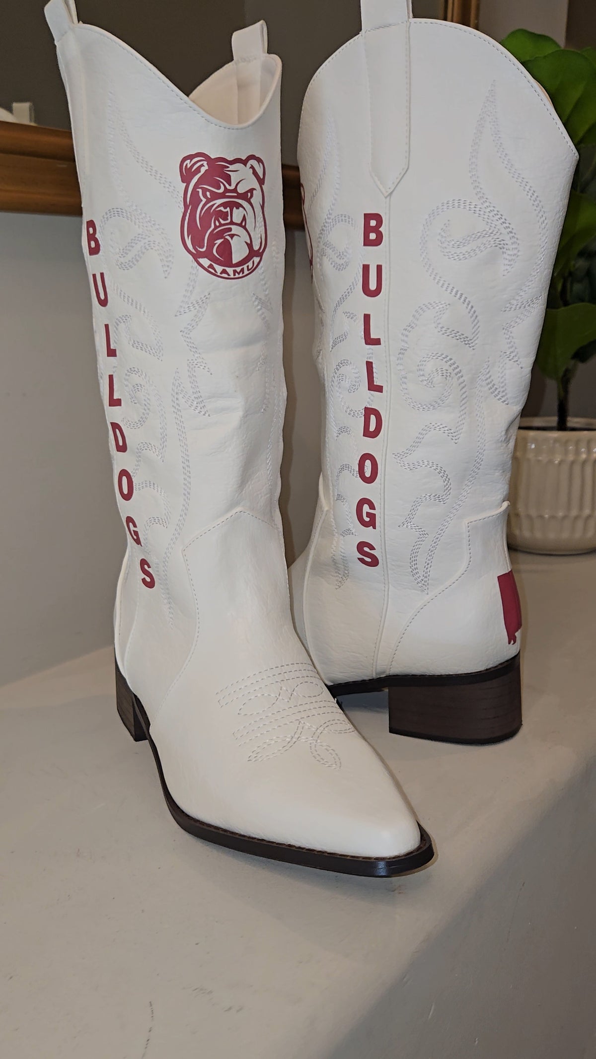 Alabama A&M | AAMU | Homecoming Gameday Boots | Bulldogs | HBCU | College Football Gameday Outfit