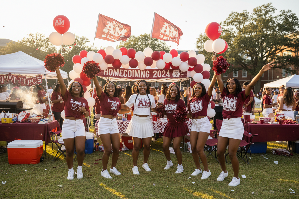 Alabama A&M | AAMU | Homecoming Gameday Boots | Bulldogs | HBCU | College Football Gameday Outfit