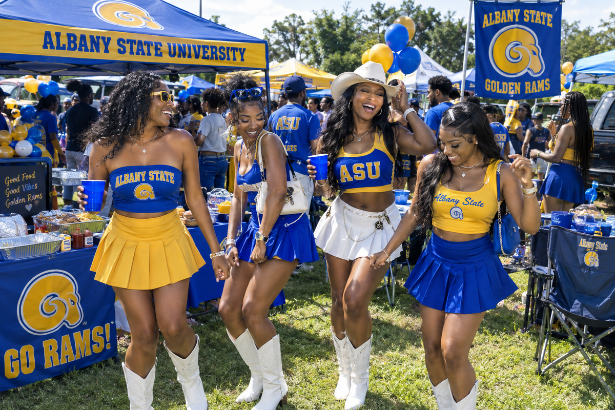 Albany State University | Golden Rams | Georgia | Homecoming Outfit | Gameday | HBCU