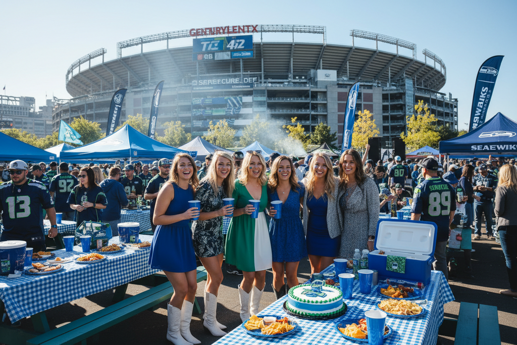 Seattle Football Gameday Boots - Seahawks Inspired | NFL Tailgate Party | Superbowl Champs